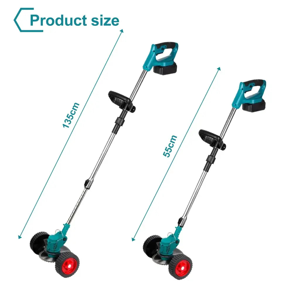 Débrousailleuse À Gazon Sans Fil 1500W Puissante Pour Pelouse Et Jardin