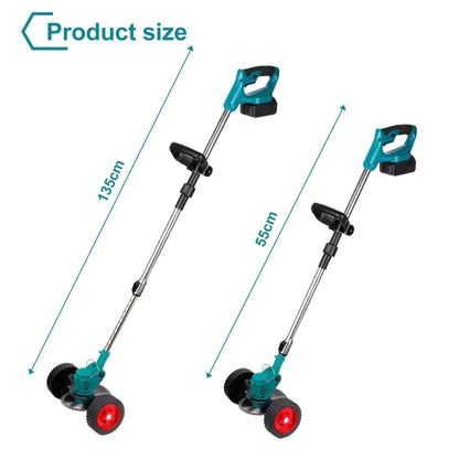 Débrousailleuse À Gazon Sans Fil 1500W Puissante Pour Pelouse Et Jardin