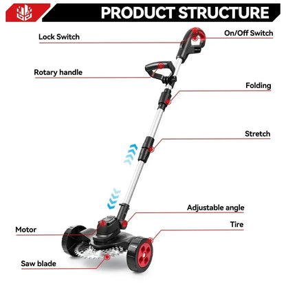 Débroussailleuse sans fil 23 cm – compatible Makita 18 V - Débroussailleuse sans fil