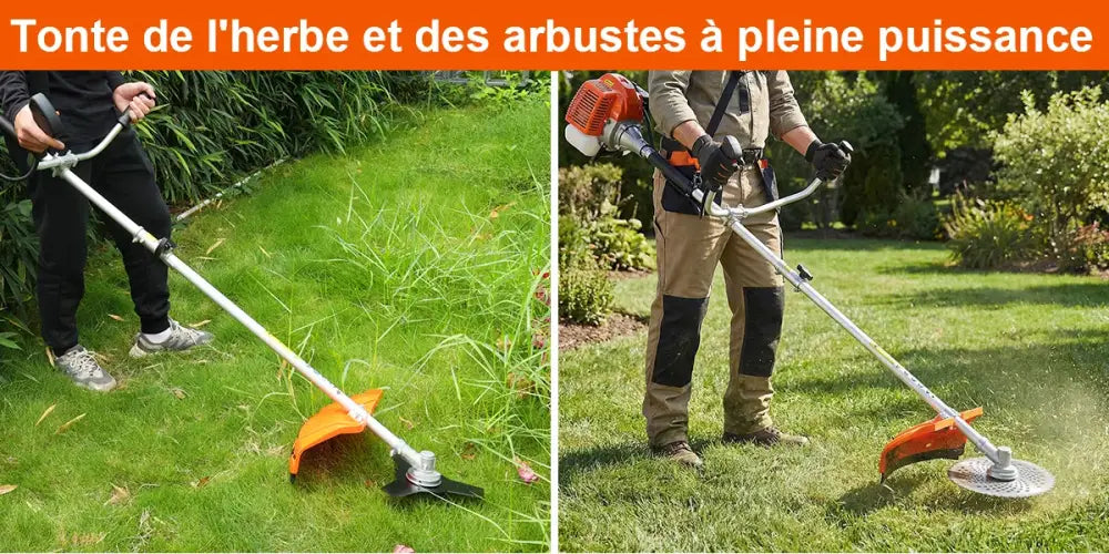 Débroussailleuse thermique 52 cm³ 3-en-1 – moteur 2 temps - Débroussailleuse 3-en-1 / France - Débroussailleuse