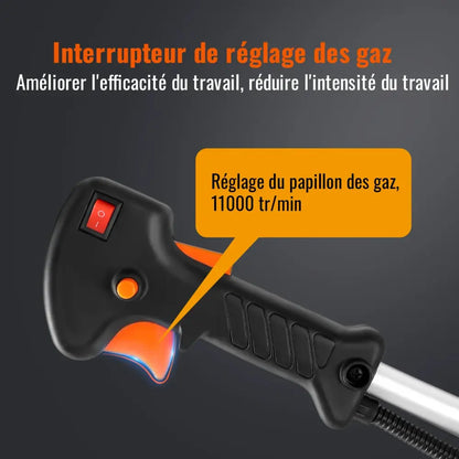 Débroussailleuse thermique 52 cm³ 3-en-1 – moteur 2 temps - Débroussailleuse 3-en-1 / France - Débroussailleuse