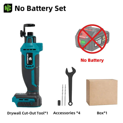 Découpeuse placo sans fil brushless – 3 vitesses - Outil seul – sans batterie / France - découpeuse placo sans fil