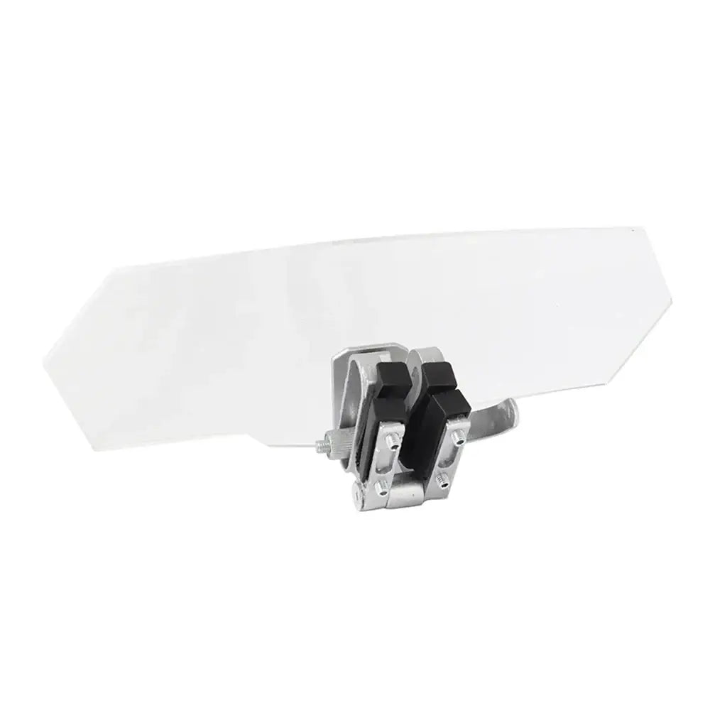 Déflecteur de bulle moto universel transparent 280 mm - Transparent - Pare-brise et déflecteurs moto