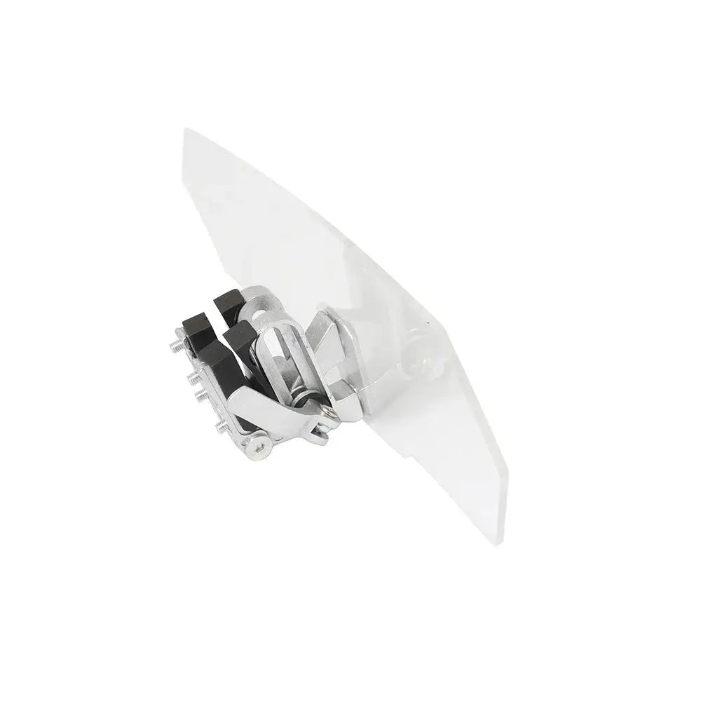 Déflecteur de bulle moto universel transparent 280 mm - Transparent - Pare-brise et déflecteurs moto