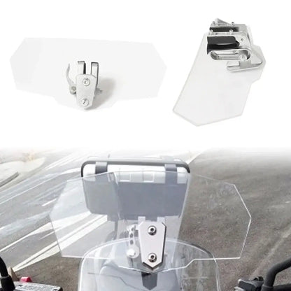 Déflecteur de bulle moto universel transparent 280 mm - Transparent - Pare-brise et déflecteurs moto