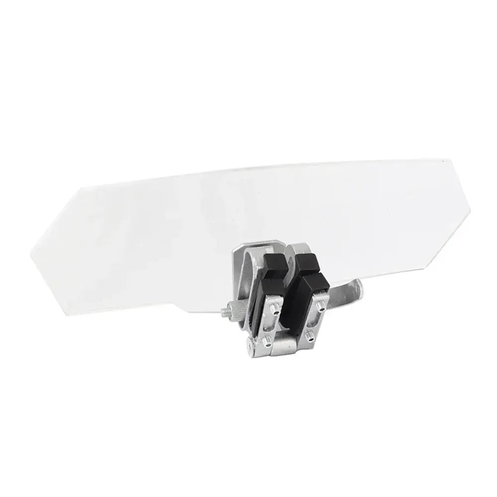 Déflecteur de bulle moto universel transparent 280 mm - Transparent - Pare-brise et déflecteurs moto