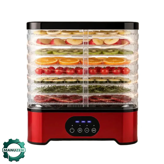 Déshydrateur alimentaire 8 plateaux à minuterie numérique – vue principale