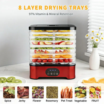 Déshydrateur alimentaire 8 plateaux à minuterie numérique – photo produit 4