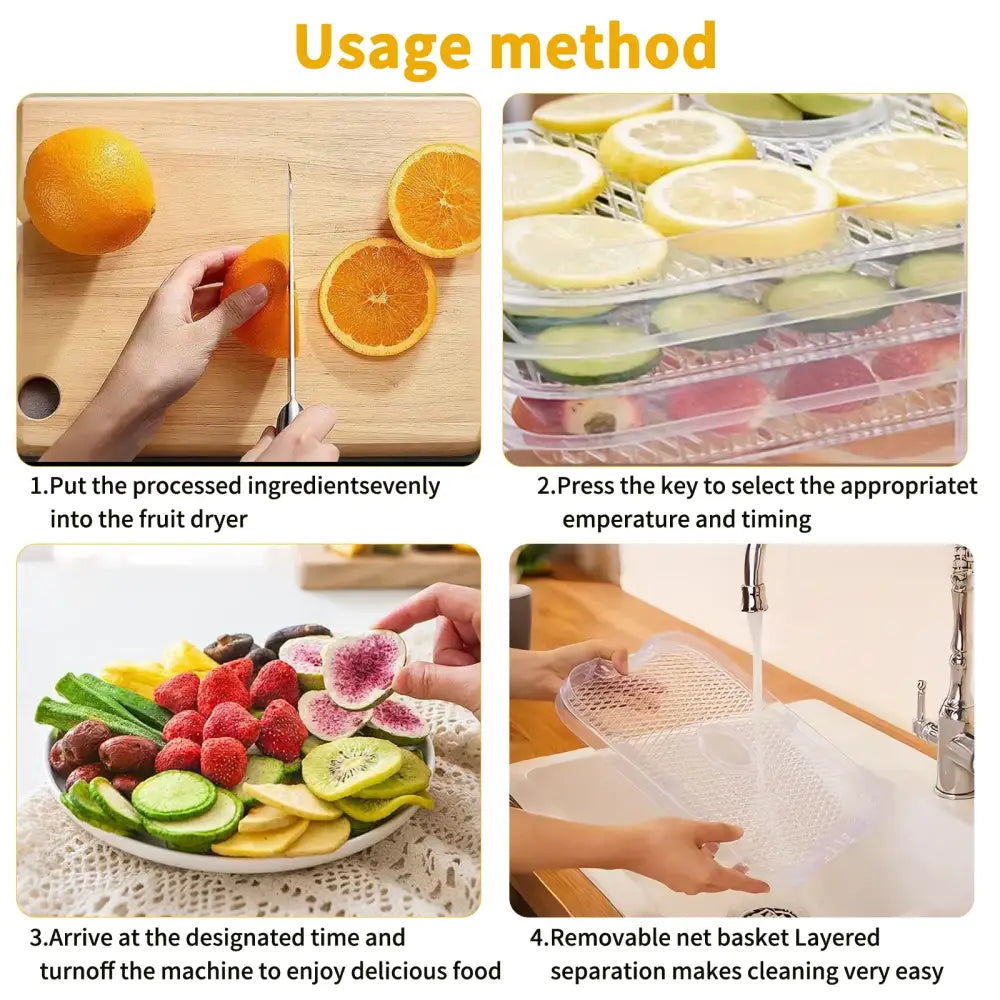 Déshydrateur alimentaire 8 plateaux à minuterie numérique – photo produit 3