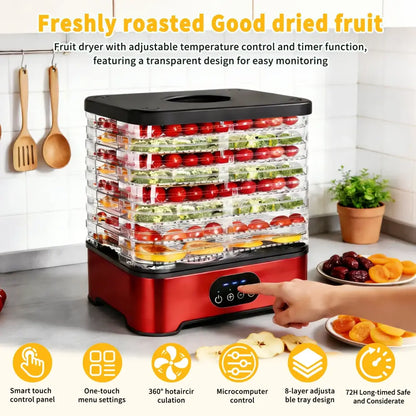 Déshydrateur alimentaire 8 plateaux à minuterie numérique – photo produit 5
