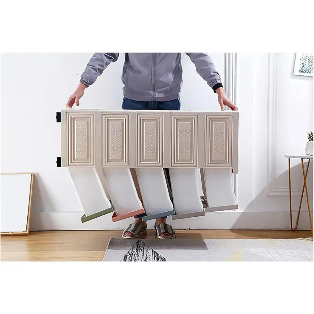 Desserte de rangement 6 tiroirs sur roulettes – 50 × 35 × 102 cm - France / Bleu - Desserte à tiroirs