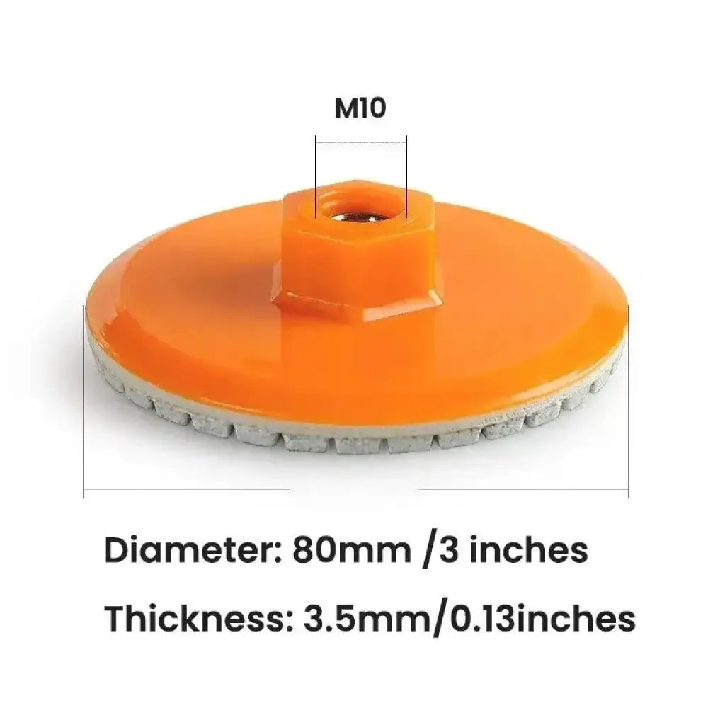 Disque de chanfreinage et polissage à sec 80 mm pour carrelage - 1 pièce / France - Disque de chanfreinage pour meuleuse