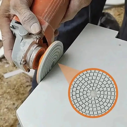 Disque de chanfreinage et polissage à sec 80 mm pour carrelage - 1 pièce / France - Disque de chanfreinage pour meuleuse