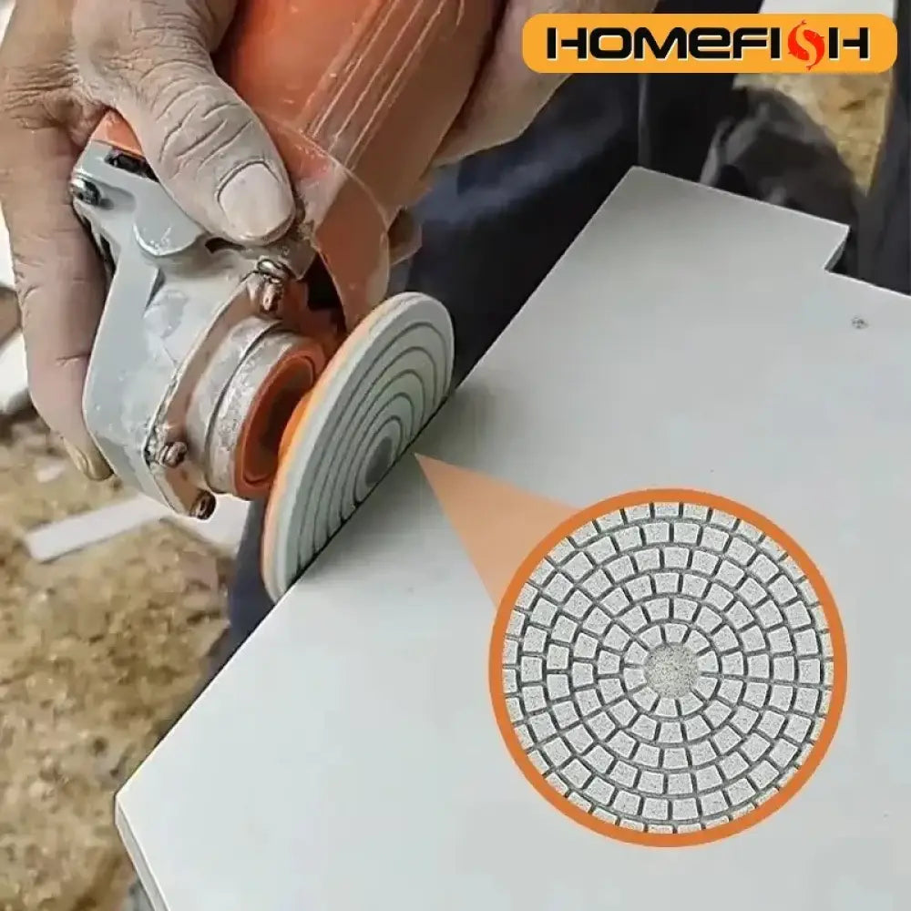 Disque de chanfreinage et polissage à sec 80 mm pour carrelage - 1 pièce / France - Disque de chanfreinage pour meuleuse