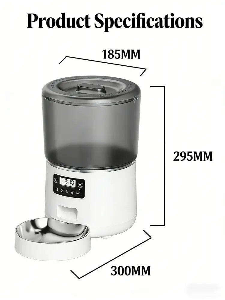 Distributeur automatique de croquettes 4 L programmable – photo produit 3