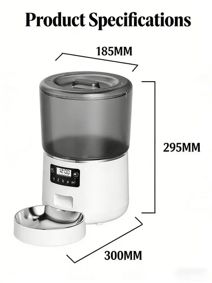 Distributeur automatique de croquettes 4 L programmable – photo produit 3