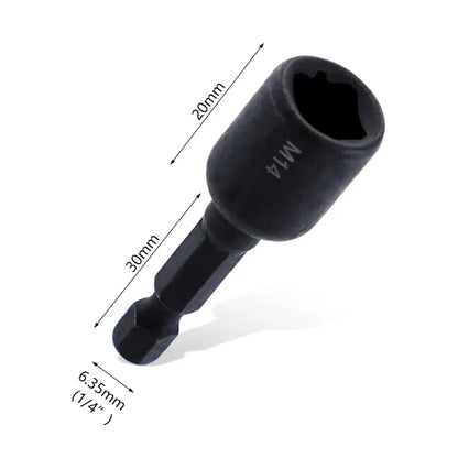 Douilles adaptatrices pour tarauds M4 à M12 – 6 pièces - 6 douilles pour tarauds - Adaptateurs pour tarauds