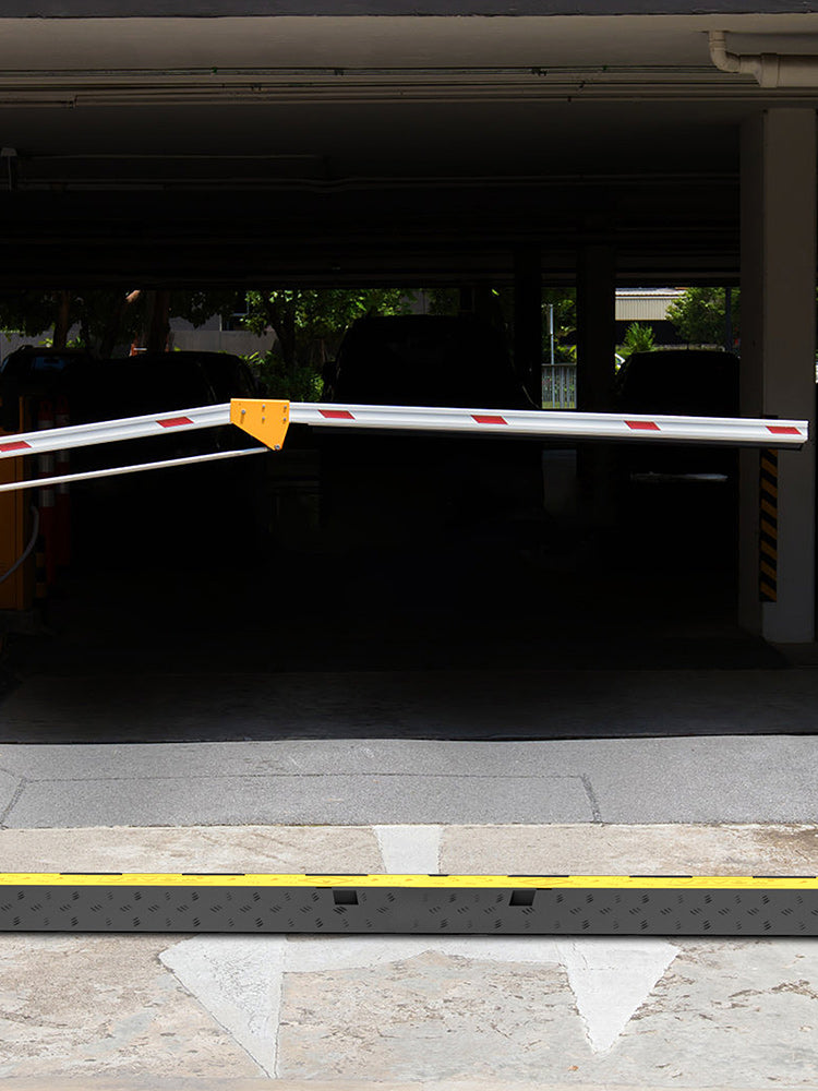 VEVOR Rampe Passe Câbles 2 Canaux Charge 5 T Ralentisseur Parking Trafic