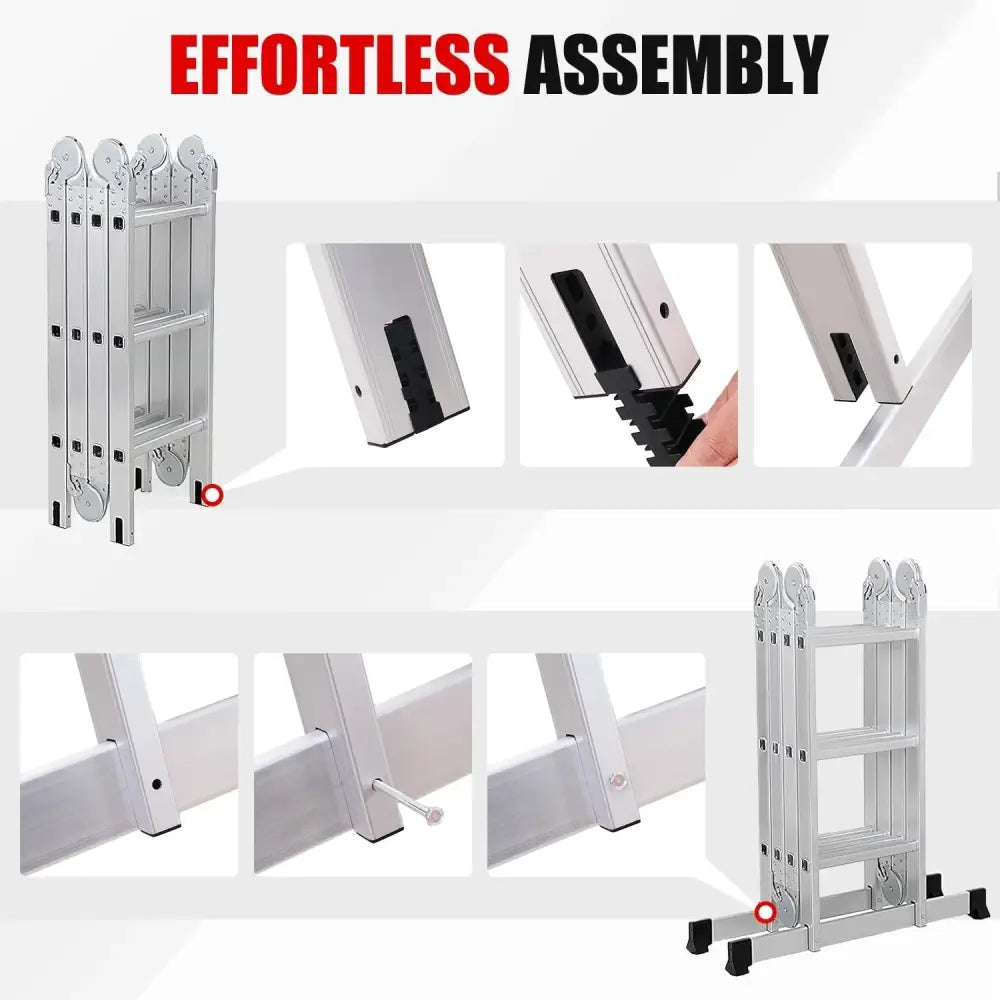 Échelle Multifonction 4×3 Aluminium 3,5 m – Charge 150 kg - France - Échelles et escabeaux