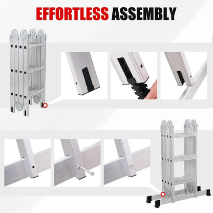Échelle Multifonction 4×3 Aluminium 3,5 m – Charge 150 kg - France - Échelles et escabeaux