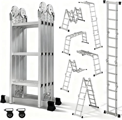 Échelle Multifonction 4×3 Aluminium 3,5 m – Charge 150 kg - France - Échelles et escabeaux