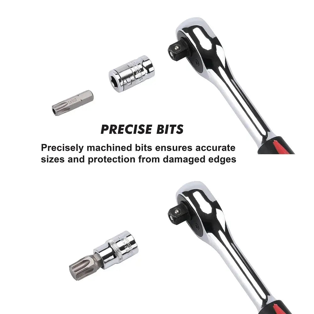 Embouts Torx et douilles E-Torx – jeu de 34 pièces - Jeu de 34 pièces / France - jeu embouts Torx douilles E Torx