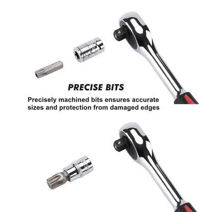 Embouts Torx et douilles E-Torx – jeu de 34 pièces - Jeu de 34 pièces / France - jeu embouts Torx douilles E Torx