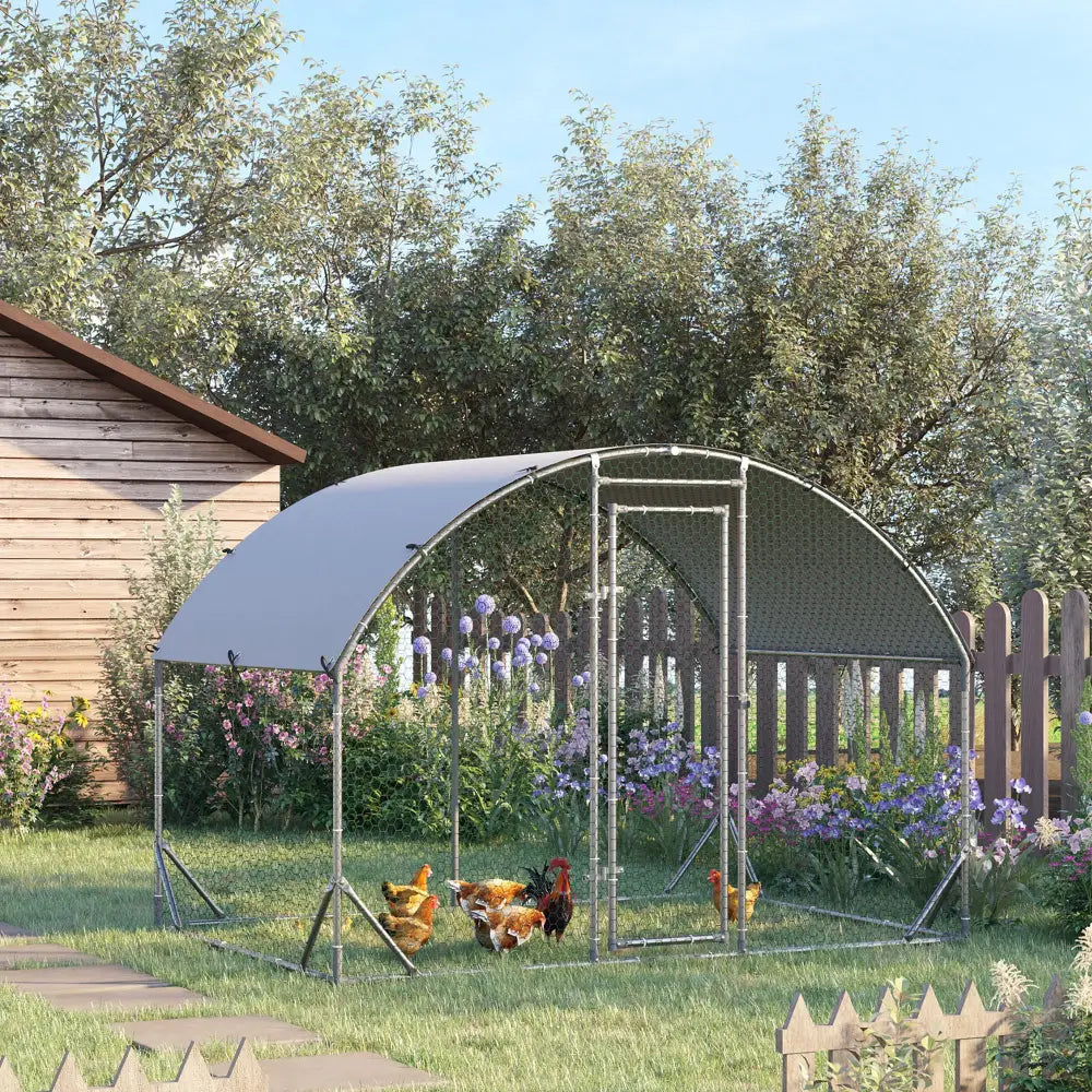 Enclos extérieur pour chien ou poules 5,32 m² – toit anti-UV - France - Enclos extérieur