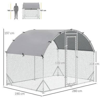 Enclos extérieur pour chien ou poules 5,32 m² – toit anti-UV - France - Enclos extérieur