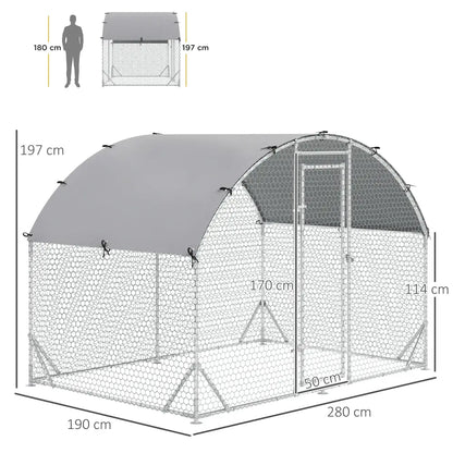 Enclos extérieur pour chien ou poules 5,32 m² – toit anti-UV - France - Enclos extérieur