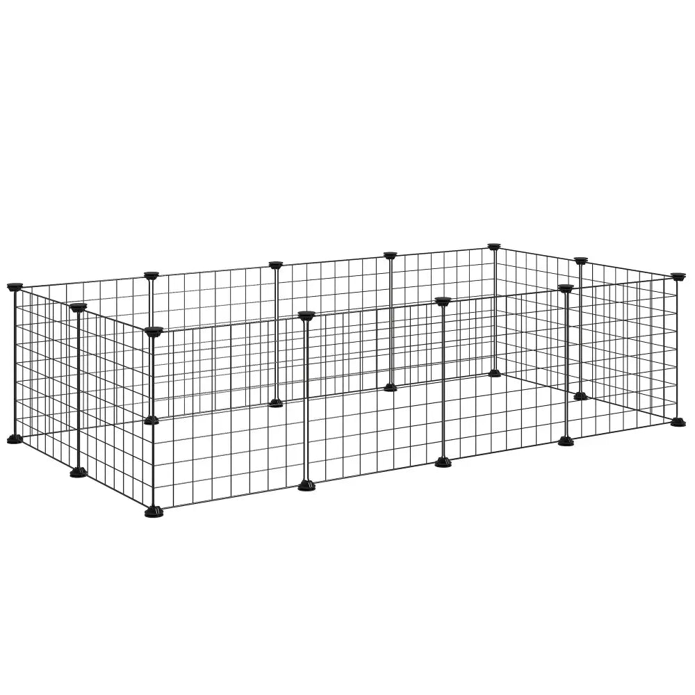 Enclos métallique pour petits animaux – 106 × 73 × 36 cm – détail 7