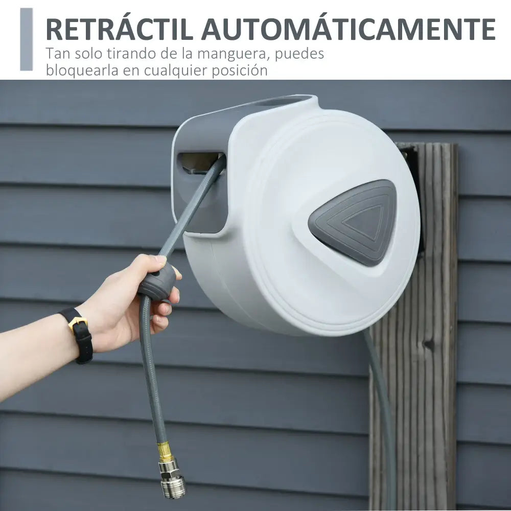 Enrouleur automatique mural pour tuyau d’air – raccord BSP 1/4 – photo produit 5