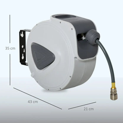 Enrouleur automatique mural pour tuyau d’air – raccord BSP 1/4 – photo produit 9