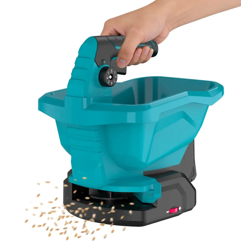 Épandeur à batterie 3,3 L à 6 vitesses pour gazon – photo produit 3