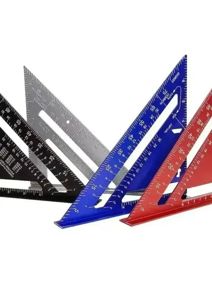 Équerre rapide de charpentier 7″ – aluminium graduation métrique - Équerre rapide de charpentier