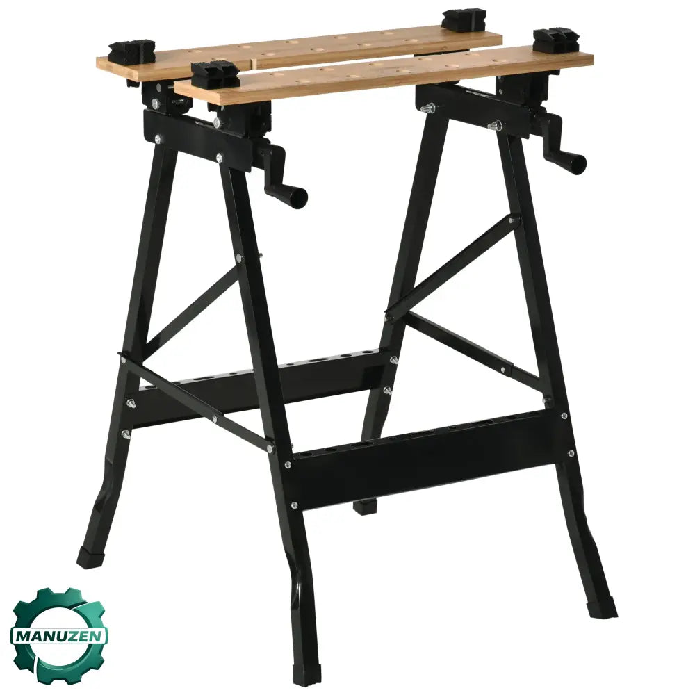 Établi pliant de serrage avec 4 cales – charge 150 kg - Noir / France - Établi pliant de serrage 150 kg