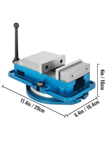 Étau de fraisage pivotant – mors 80 ou 125 mm - étau de fraisage pivotant