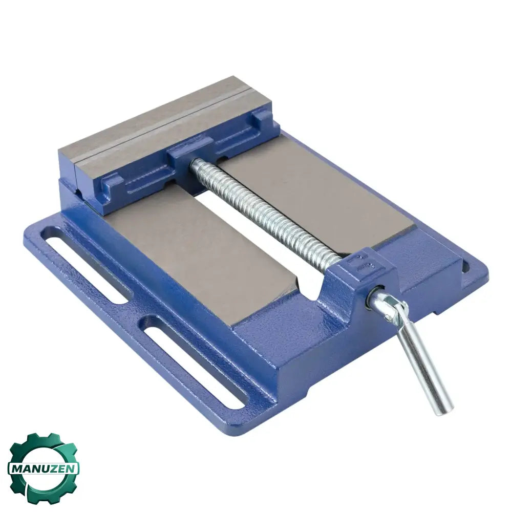 Étau de perceuse en fonte – ouverture annoncée 145 mm - Bleu / France - Étau de perceuse 145 mm