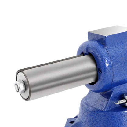 Étau d’établi 100 mm à base pivotante 360° - Bleu / France - étau d’établi pivotant 100 mm