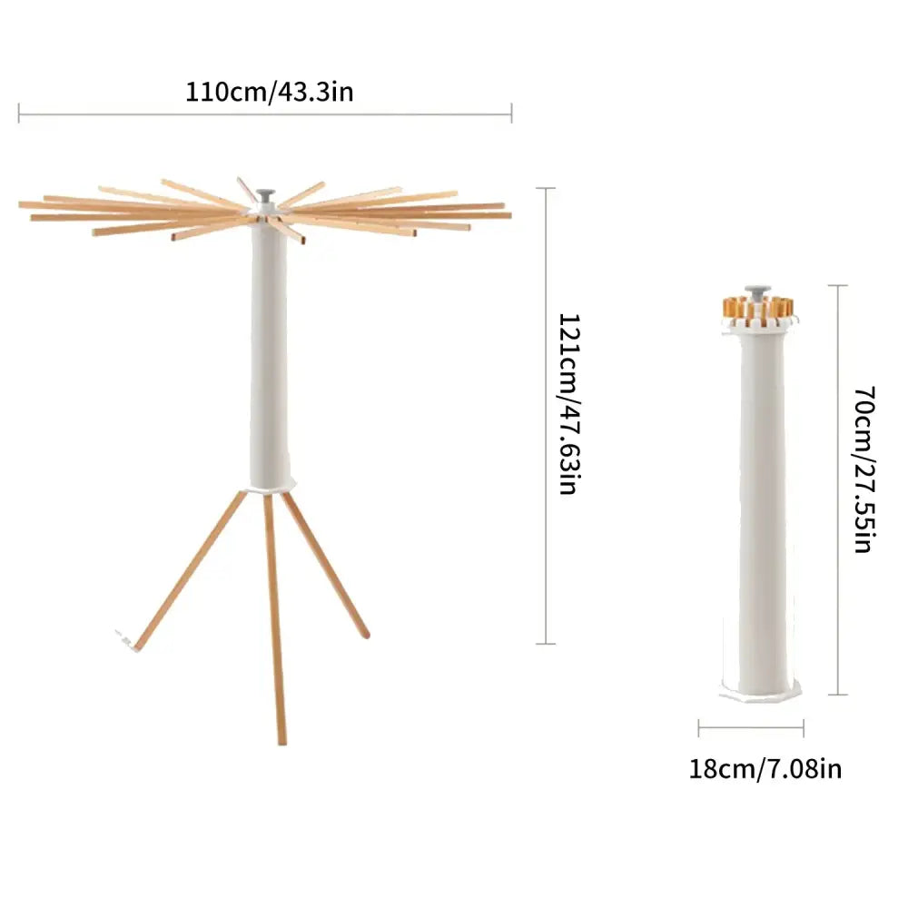 Étendoir à linge pliable sur trépied – version bois - Bois – modèle A / France - étendoir linge pliable trépied