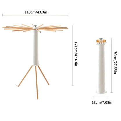 Étendoir à linge pliable sur trépied – version bois - Bois – modèle A / France - étendoir linge pliable trépied
