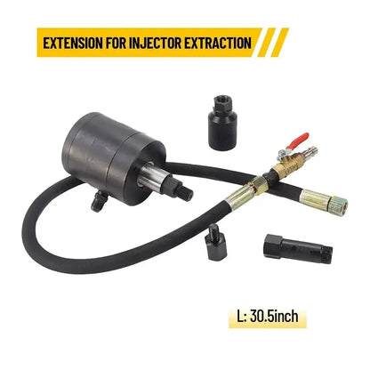 Extracteur d’injecteur diesel pneumatique 21 pièces – 19 adaptateurs - France - Extracteur d’injecteur