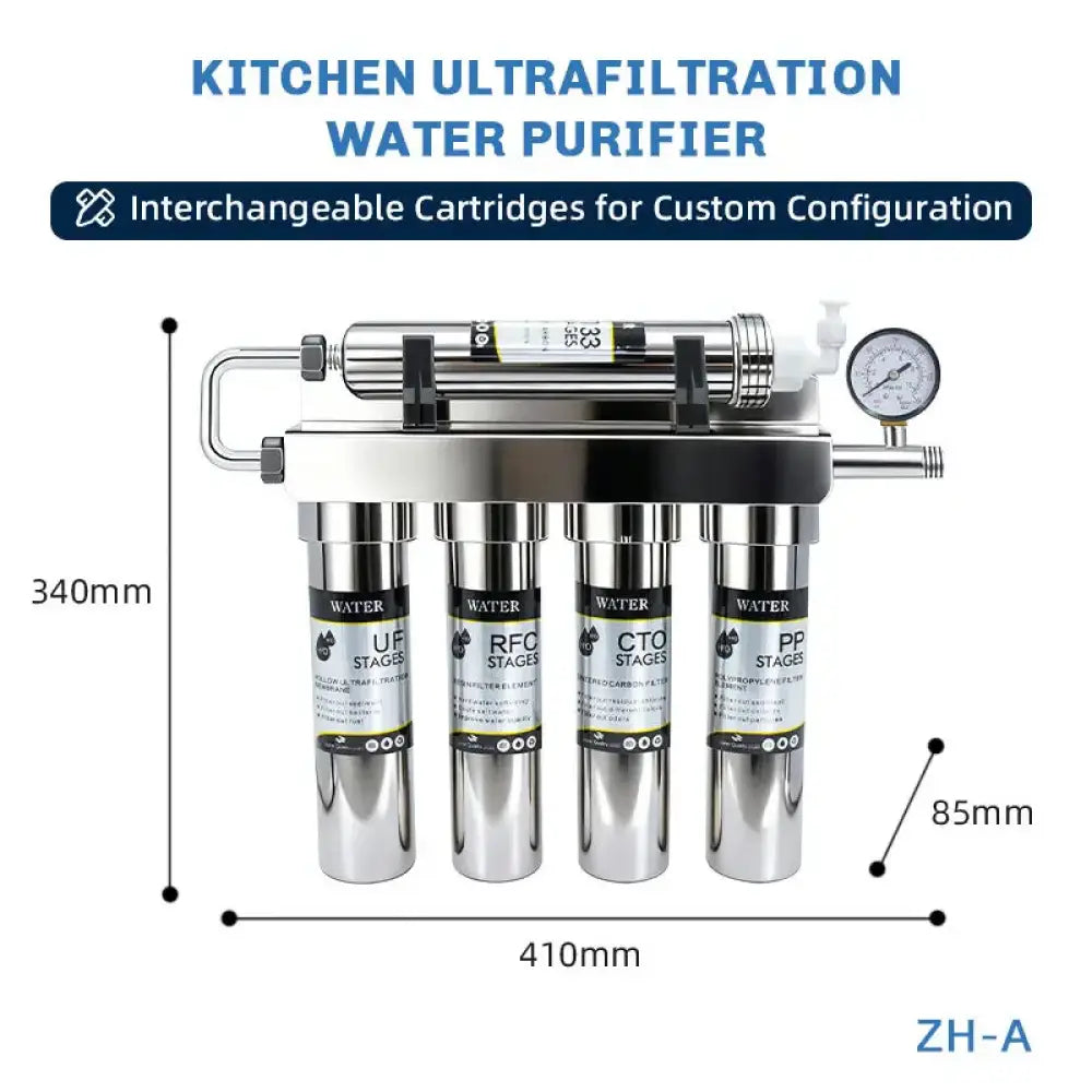 Filtre à eau ultrafiltration 5 étapes avec robinet – vue 2