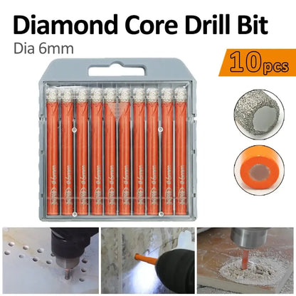 Forets diamantés 6 mm pour carrelage – lot de 10 - Allemagne - Forets diamantés pour carrelage