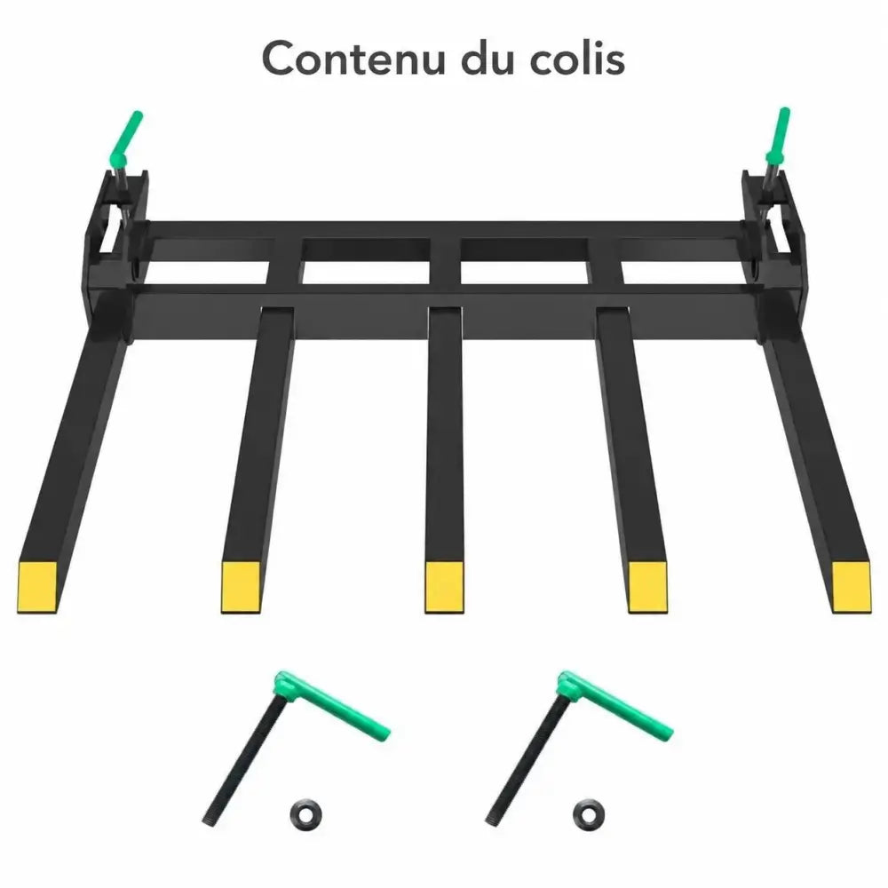 Fourches pour godet – texte en français
