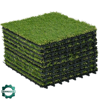 Gazon synthétique dalles 10 30 × 30 vert épaisseur 3,5 cm France