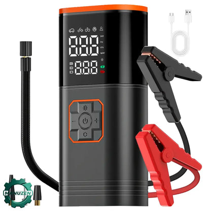 Gonfleur pneus portable USB à affichage numérique - gonfleur pneus portable rechargeable USB