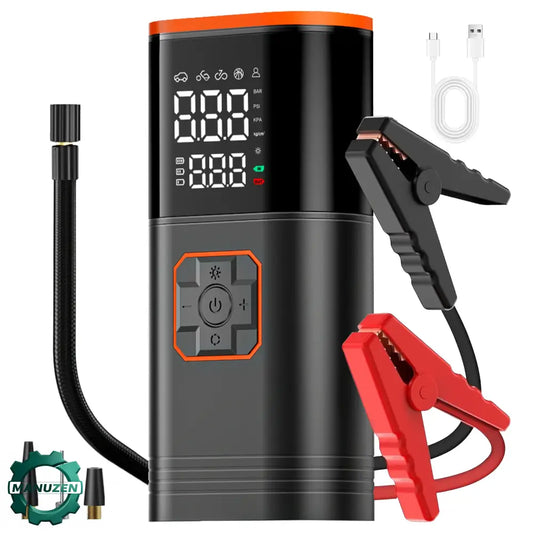 Gonfleur pneus portable USB à affichage numérique - gonfleur pneus portable rechargeable USB
