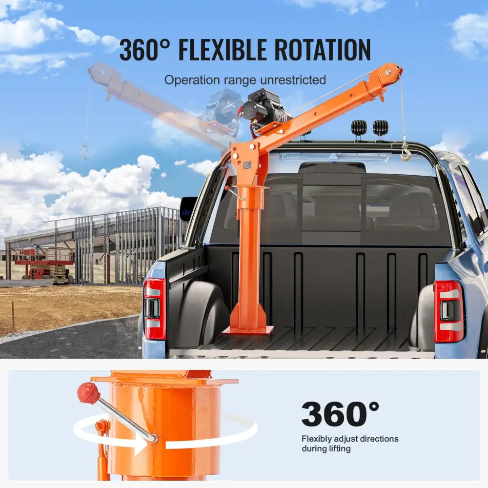 Grue électrique pour camion – flèche pivotante 360° - grue électrique camion flèche pivotante
