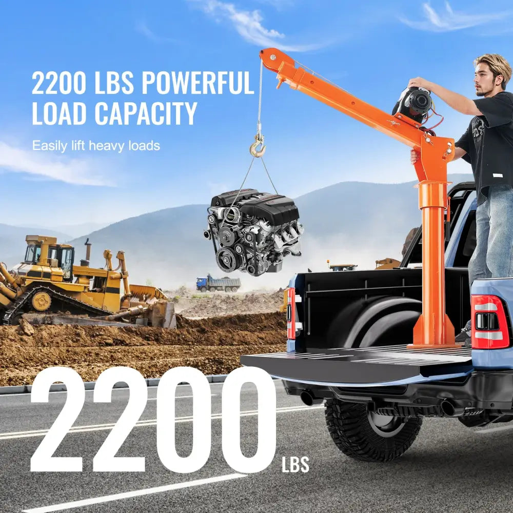 Grue électrique pour camion – flèche pivotante 360° - grue électrique camion flèche pivotante